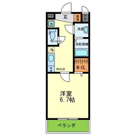 ルミエール久宝寺Ⅱの物件間取画像